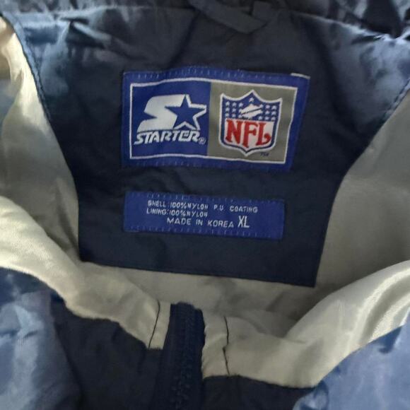 Vintage VTG 90’s Starter Dallas Cowboys Windbreaker Jacket - Picture 6 of 8